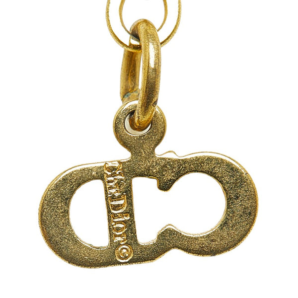 クリスチャンディオール ロゴ ネックレス ゴールド メッキ レディース Christian Dior 【中古】