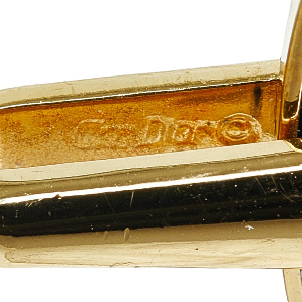 クリスチャンディオール カフス ゴールド メッキ メンズ Christian Dior 【中古】