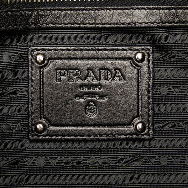 プラダ ハンドバッグ BR3994 ブラック レザー ナイロン レディース PRADA 【中古】