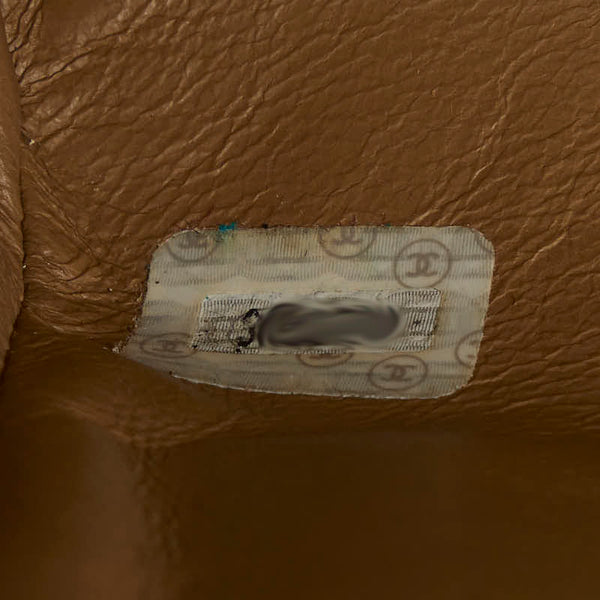 シャネル ココマーク 斜め掛け ショルダーバッグ ベージュ ゴールド ラムスキン レディース CHANEL 【中古】