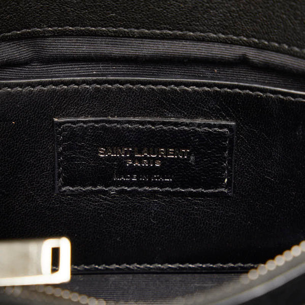 サンローラン カレッジ ハンドバッグ ショルダーバッグ 2WAY 428056 ブラック レザー レディース SAINT LAURENT 【中古】