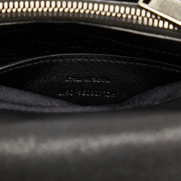 サンローラン カレッジ ハンドバッグ ショルダーバッグ 2WAY 428056 ブラック レザー レディース SAINT LAURENT 【中古】