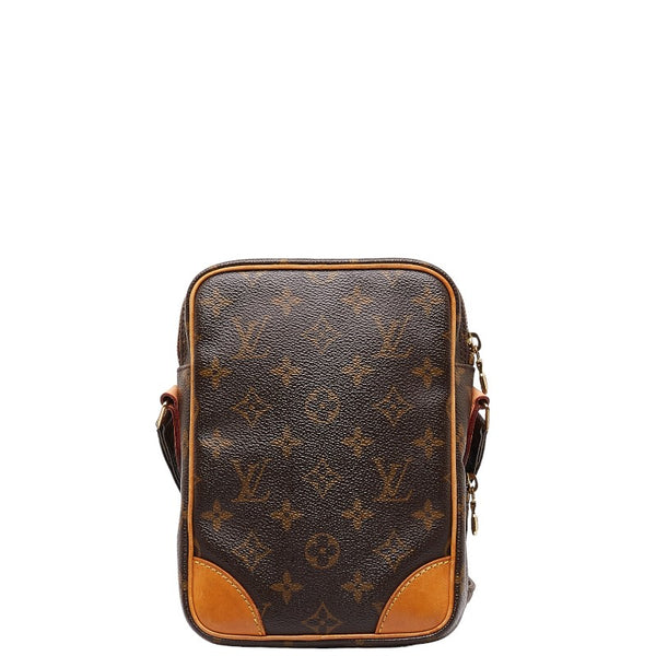 ルイ ヴィトン モノグラム アマゾン 斜め掛け ショルダーバッグ M45236 ブラウン PVC レザー レディース LOUIS VUITTON 【中古】