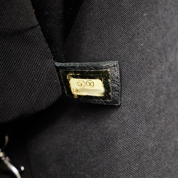 シャネル ココマーク ボーイシャネル ラージ チェーンショルダーバッグ ベージュ ブラック ラムスキン レディース CHANEL 【中古】