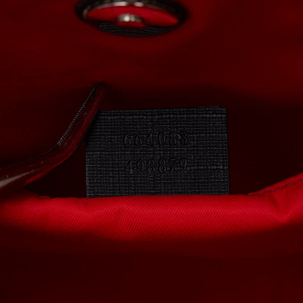 グッチ GGスプリーム てんとう虫 ハンドバッグ チルドレンズバッグ 664083 ベージュ マルチカラー PVC レディース GUCCI 【中古】