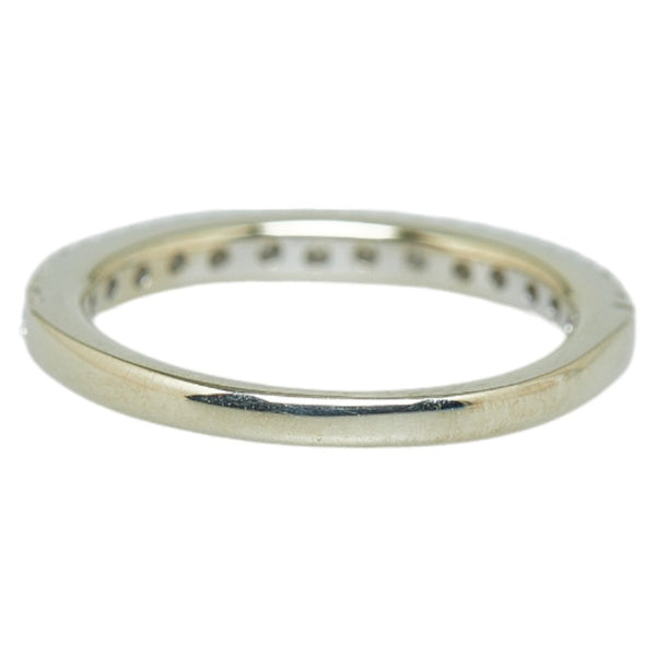 サマンサティアラ K18WG ホワイトゴールド ダイヤ0.21ct ハーフエタニティピンキー リング 指輪 レディース Samantha Tiara 3号 【中古】