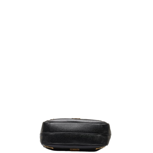 シャネル トリプルココマーク トートバッグ ショルダーバッグ ブラック キャビアスキン レディース CHANEL 【中古】