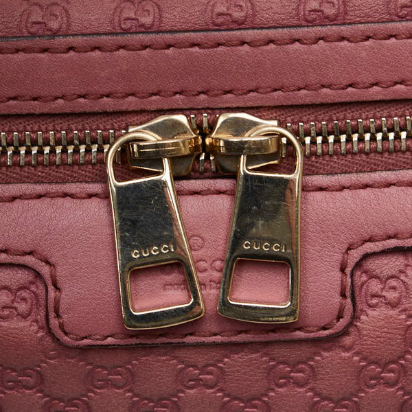 グッチ グッチシマ ミニボストンバッグ ショルダーバッグ 2WAY 269876 ピンク レザー レディース GUCCI 【中古】