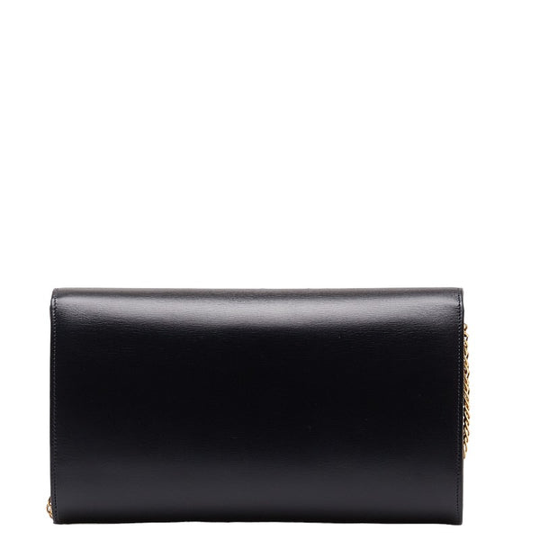 カルティエ ショルダーバッグ パーティーバッグ ブラック レザー レディース CARTIER 【中古】