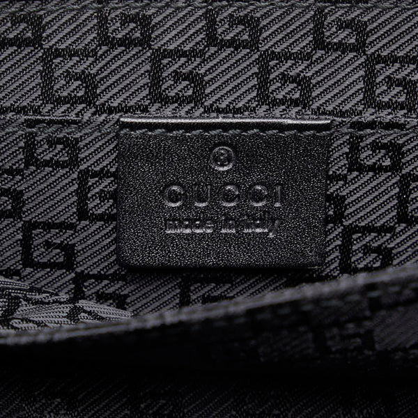 グッチ GG柄 ワンショルダーバッグ ハンドバッグ 0013815 ブラック ゴールド スウェード レザー レディース GUCCI 【中古】