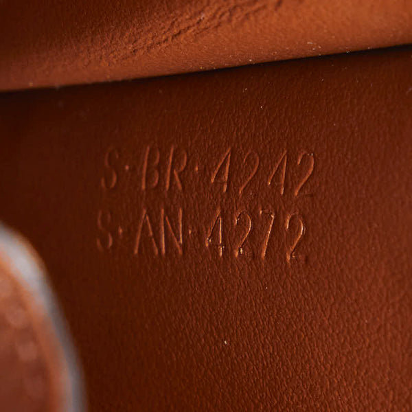 セリーヌ トリオンフ 携帯ケース ショルダーバッグ ホワイト タン PVC レザー レディース CELINE 【中古】
