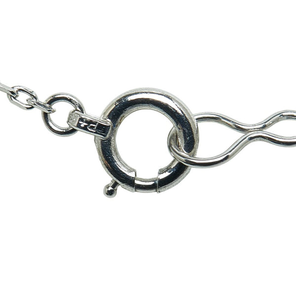 Pt900 プラチナ ダイヤ0.23ct 1P プチ ネックレス レディース 【中古】