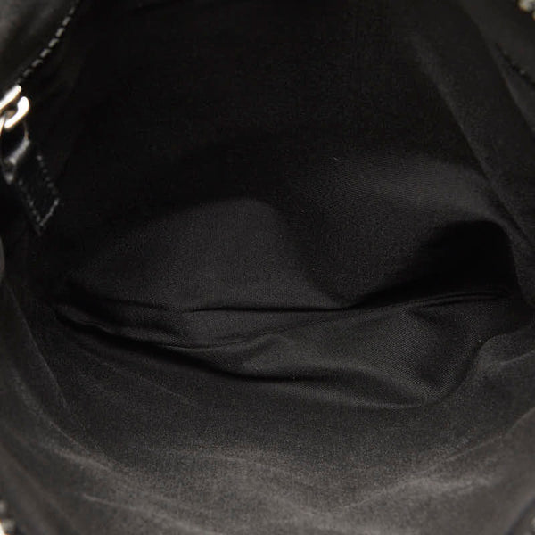 グッチ GGナイロン G1XHN ショルダーバッグ 509639 ブラック ナイロン レザー レディース GUCCI 【中古】