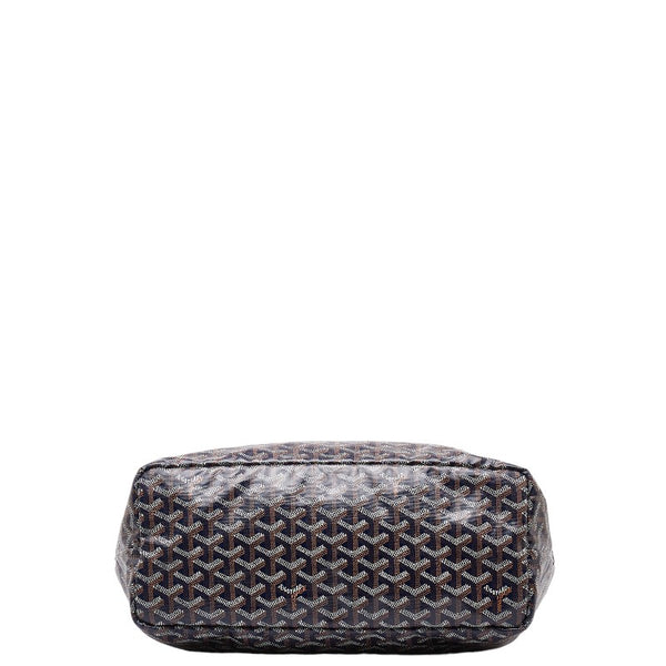 ゴヤール サンルイPM トートバッグ ハンドバッグ ネイビー マルチカラー PVC レザー レディース GOYARD 【中古】