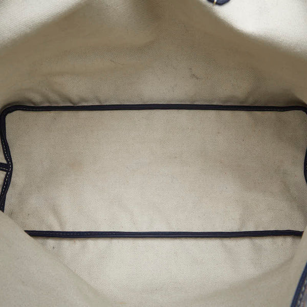 ゴヤール サンルイPM トートバッグ ハンドバッグ ネイビー マルチカラー PVC レザー レディース GOYARD 【中古】