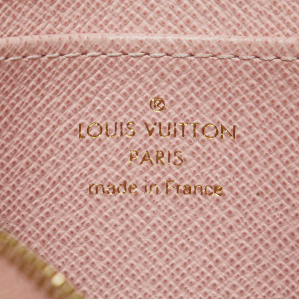 ルイ ヴィトン ダミエアズール ジッピーコイン パース コインケース N60229 ローズバレリーヌ ピンク PVC レディース LOUIS VUITTON 【中古】