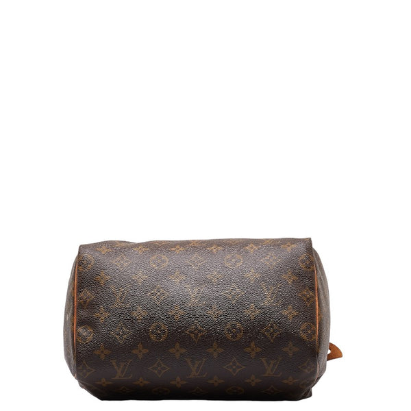 ルイ ヴィトン モノグラム スピーディ25 ミニボストンバッグ ハンドバッグ M41528 ブラウン PVC レザー レディース LOUIS VUITTON 【中古】