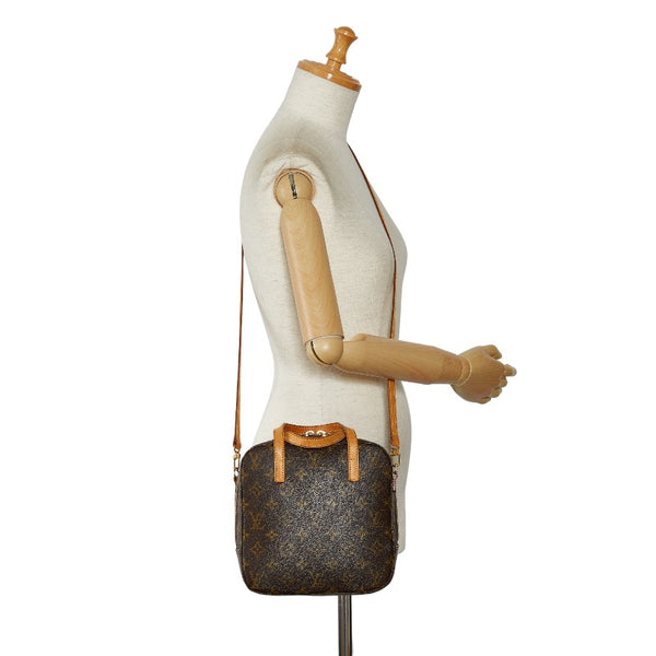ルイ ヴィトン モノグラム スポンティーニ ハンドバッグ ショルダーバッグ 2WAY M47500 ブラウン PVC レザー レディース LOUIS VUITTON 【中古】