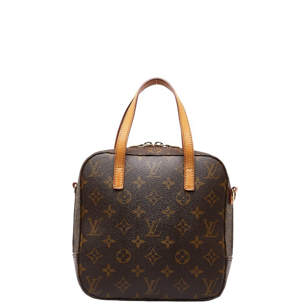 ルイ ヴィトン モノグラム スポンティーニ ハンドバッグ ショルダーバッグ 2WAY M47500 ブラウン PVC レザー レディース LOUIS VUITTON 【中古】
