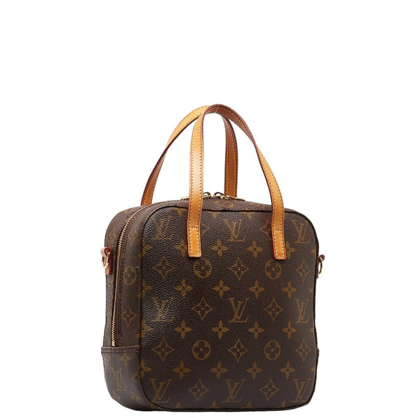 ルイ ヴィトン モノグラム スポンティーニ ハンドバッグ ショルダーバッグ 2WAY M47500 ブラウン PVC レザー レディース LOUIS VUITTON 【中古】