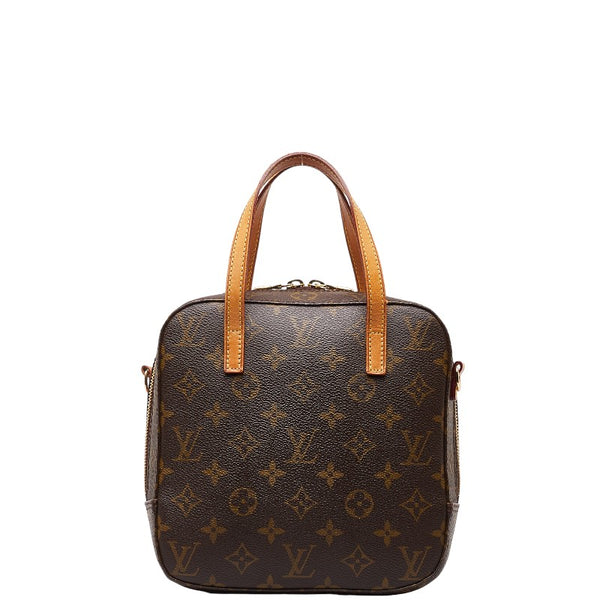 ルイ ヴィトン モノグラム スポンティーニ ハンドバッグ ショルダーバッグ 2WAY M47500 ブラウン PVC レザー レディース LOUIS VUITTON 【中古】