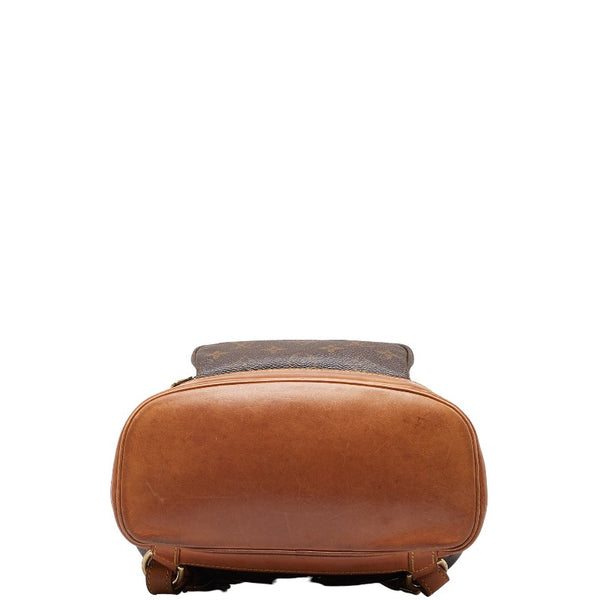 ルイ ヴィトン モノグラム モンスリMM リュック バックパック M51136 ブラウン PVC レザー レディース LOUIS VUITTON 【中古】