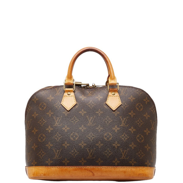 ルイ ヴィトン モノグラム アルマ ハンドバッグ M51130 ブラウン PVC レザー レディース LOUIS VUITTON 【中古】