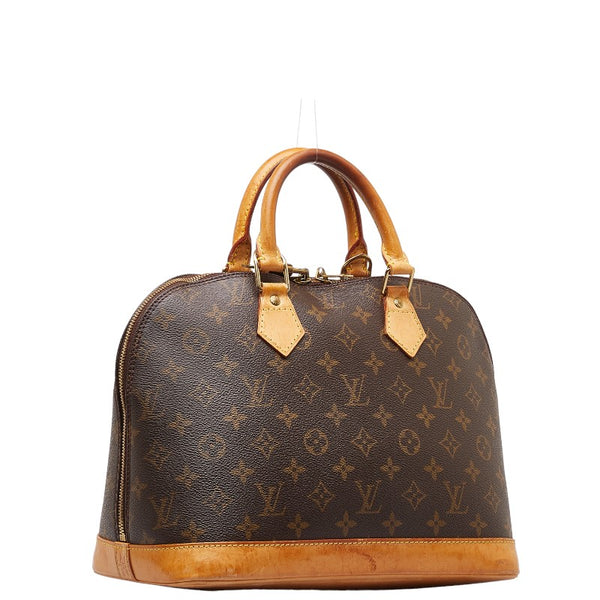 ルイ ヴィトン モノグラム アルマ ハンドバッグ M51130 ブラウン PVC レザー レディース LOUIS VUITTON 【中古】