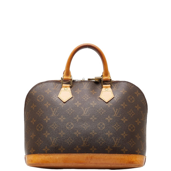 ルイ ヴィトン モノグラム アルマ ハンドバッグ M51130 ブラウン PVC レザー レディース LOUIS VUITTON 【中古】