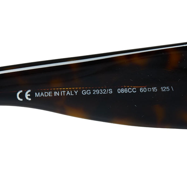 グッチ サングラス GG2932/S ブラウン プラスチック レディース GUCCI 【中古】