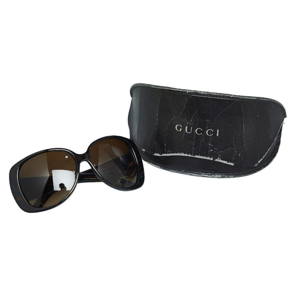グッチ サングラス GG2932/S ブラウン プラスチック レディース GUCCI 【中古】