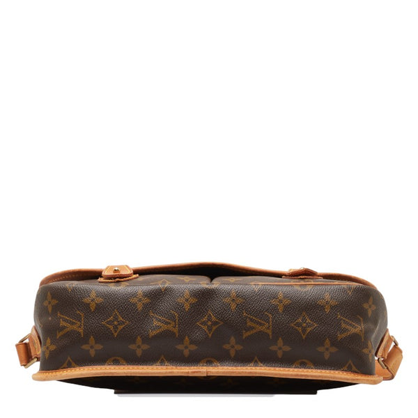 ルイ ヴィトン モノグラム ジベシエールMM 斜め掛け ショルダーバッグ M42247 ブラウン PVC レザー レディース LOUIS VUITTON 【中古】