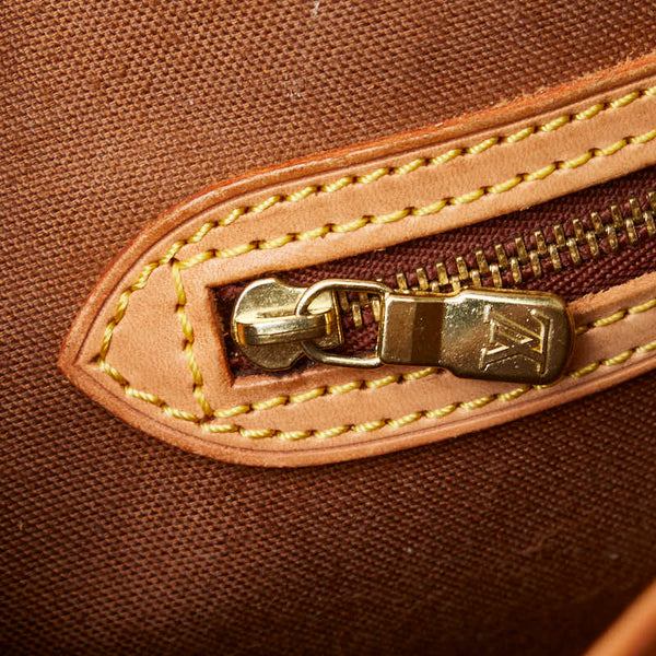ルイ ヴィトン モノグラム ジベシエールMM 斜め掛け ショルダーバッグ M42247 ブラウン PVC レザー レディース LOUIS VUITTON 【中古】