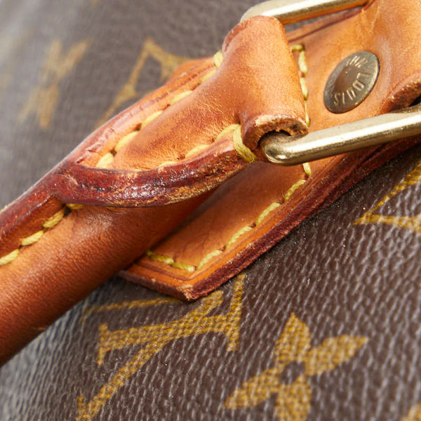 ルイ ヴィトン モノグラム スピーディ30 ハンドバッグ M41526 ブラウン PVC レザー レディース LOUIS VUITTON 【中古】