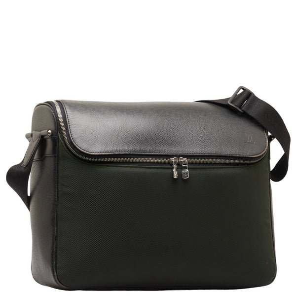 ルイ ヴィトン タイガ タイミール ショルダーバッグ M30862 アルドワーズ ブラック カーキ ナイロン レザー メンズ LOUIS VUITTON 【中古】