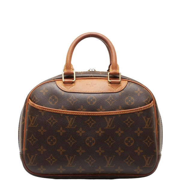 ルイ ヴィトン モノグラム トゥルーヴィル ハンドバッグ M42228 ブラウン PVC レザー レディース LOUIS VUITTON 【中古】