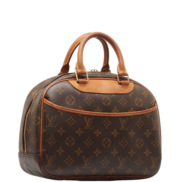 ルイ ヴィトン モノグラム トゥルーヴィル ハンドバッグ M42228 ブラウン PVC レザー レディース LOUIS VUITTON 【中古】