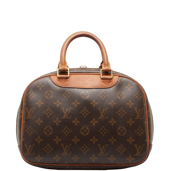 ルイ ヴィトン モノグラム トゥルーヴィル ハンドバッグ M42228 ブラウン PVC レザー レディース LOUIS VUITTON 【中古】