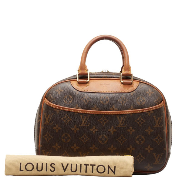 ルイ ヴィトン モノグラム トゥルーヴィル ハンドバッグ M42228 ブラウン PVC レザー レディース LOUIS VUITTON 【中古】