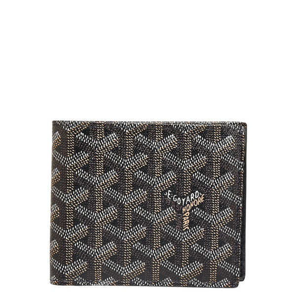 ゴヤール サンフロランタン 二つ折り財布 ブラック マルチカラー PVC レディース GOYARD 【中古】