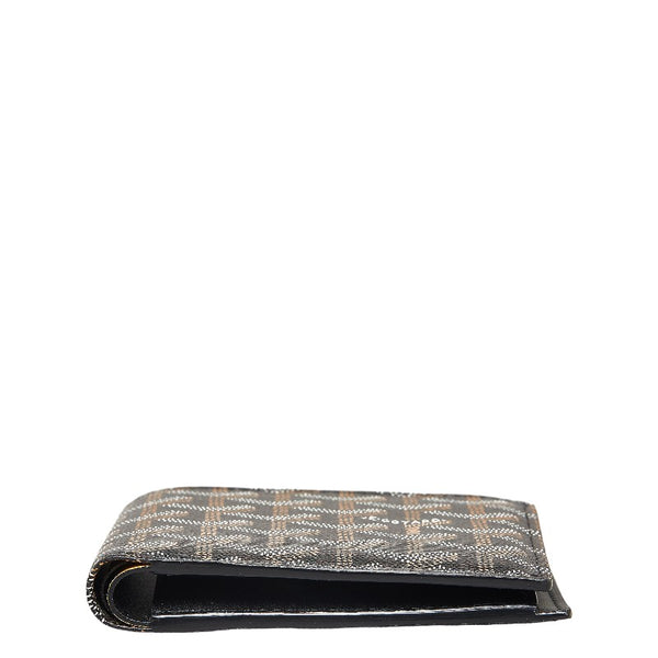 ゴヤール サンフロランタン 二つ折り財布 ブラック マルチカラー PVC レディース GOYARD 【中古】