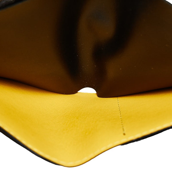 ゴヤール サンフロランタン 二つ折り財布 ブラック マルチカラー PVC レディース GOYARD 【中古】