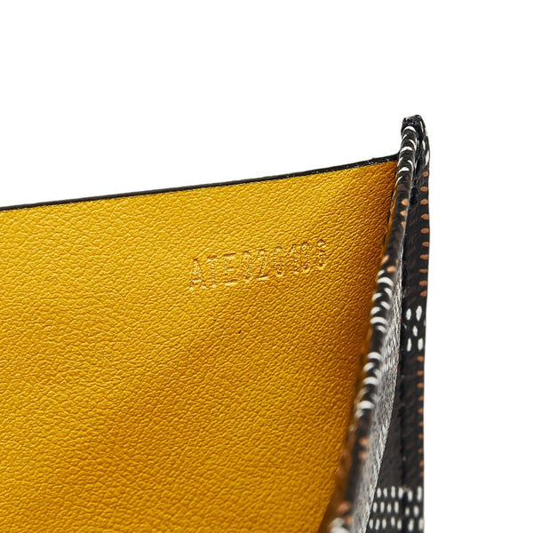 ゴヤール サンフロランタン 二つ折り財布 ブラック マルチカラー PVC レディース GOYARD 【中古】