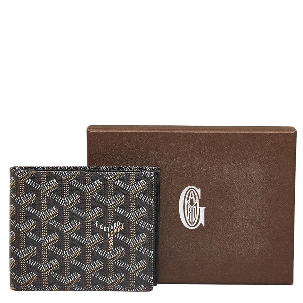 ゴヤール サンフロランタン 二つ折り財布 ブラック マルチカラー PVC レディース GOYARD 【中古】