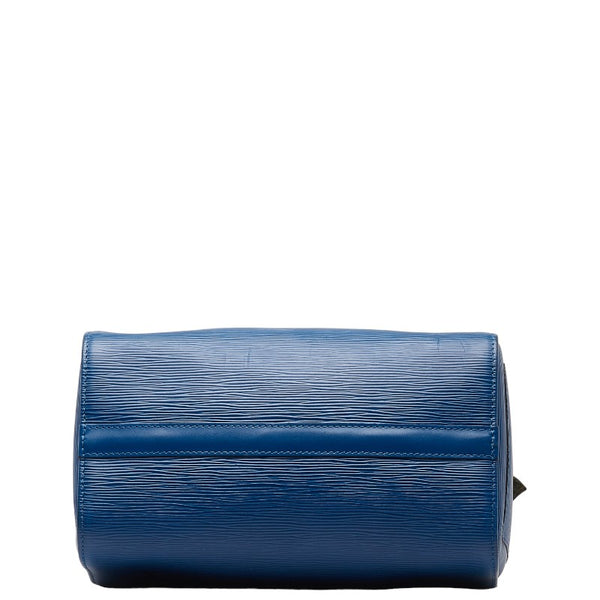 ルイ ヴィトン エピ スピーディ25 ハンドバッグ ミニボストンバッグ M43015 トレドブルー レザー レディース LOUIS VUITTON 【中古】