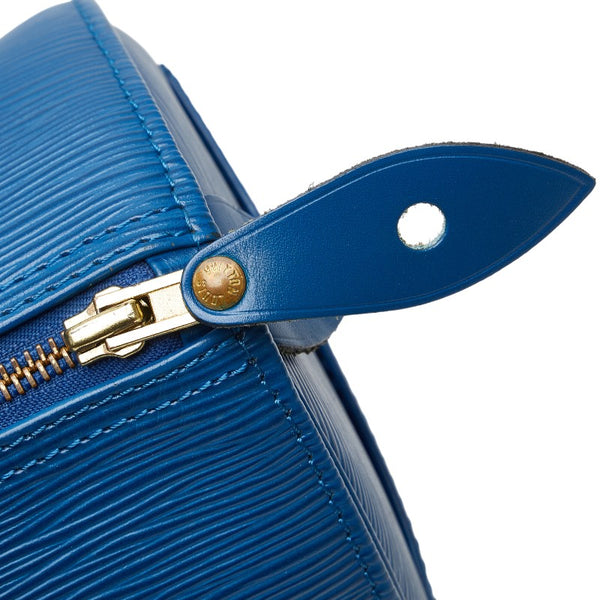 ルイ ヴィトン エピ スピーディ25 ハンドバッグ ミニボストンバッグ M43015 トレドブルー レザー レディース LOUIS VUITTON 【中古】