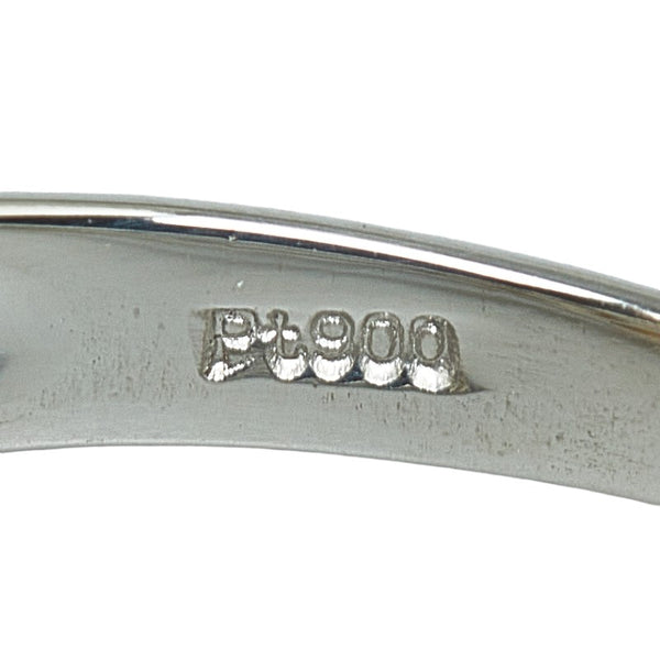 Pt900 プラチナ アコヤパール9.1mm ダイヤ0.14ct リング 指輪 レディース 10号 【中古】