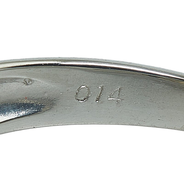 Pt900 プラチナ アコヤパール9.1mm ダイヤ0.14ct リング 指輪 レディース 10号 【中古】