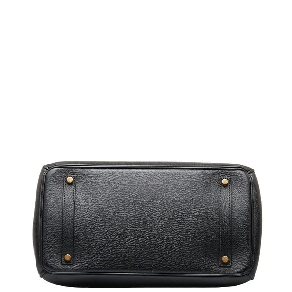 エルメス バーキン35 ハンドバッグ ブラック アルデンヌ レディース HERMES 【中古】