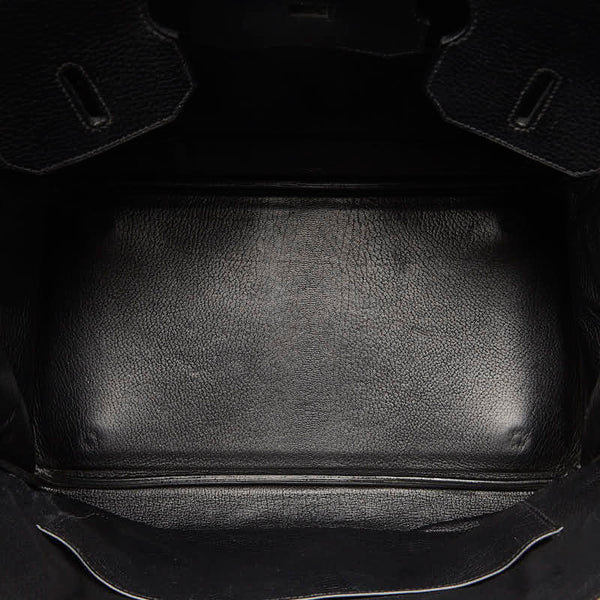 エルメス バーキン35 ハンドバッグ ブラック アルデンヌ レディース HERMES 【中古】